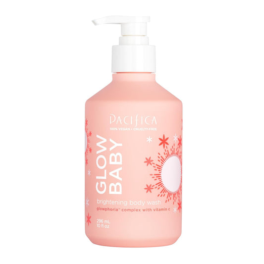 Glow Baby Brightening Body Wash, Vitamin C, Brightening, Dark Spots, Hydrating, Glowing Skin, Shower Gel, Niacinamide, Mineral Oil Free, Vegan C13