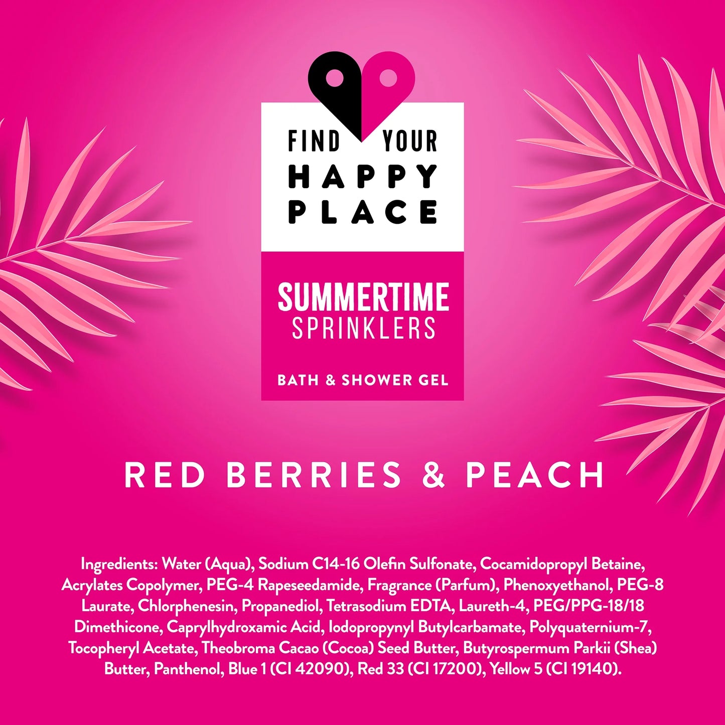 Find Your Happy Place Bubble Bath And Shower Gel Summertime Sprinklers 12 fl oz