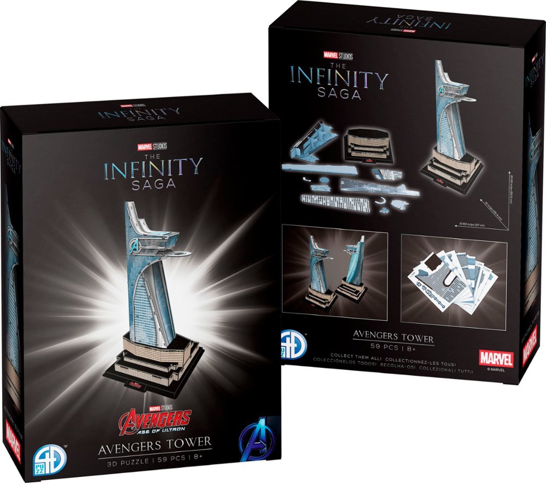 4D Cityscape Marvel Studios 3D Puzzles (Marvel Avengers Tower)