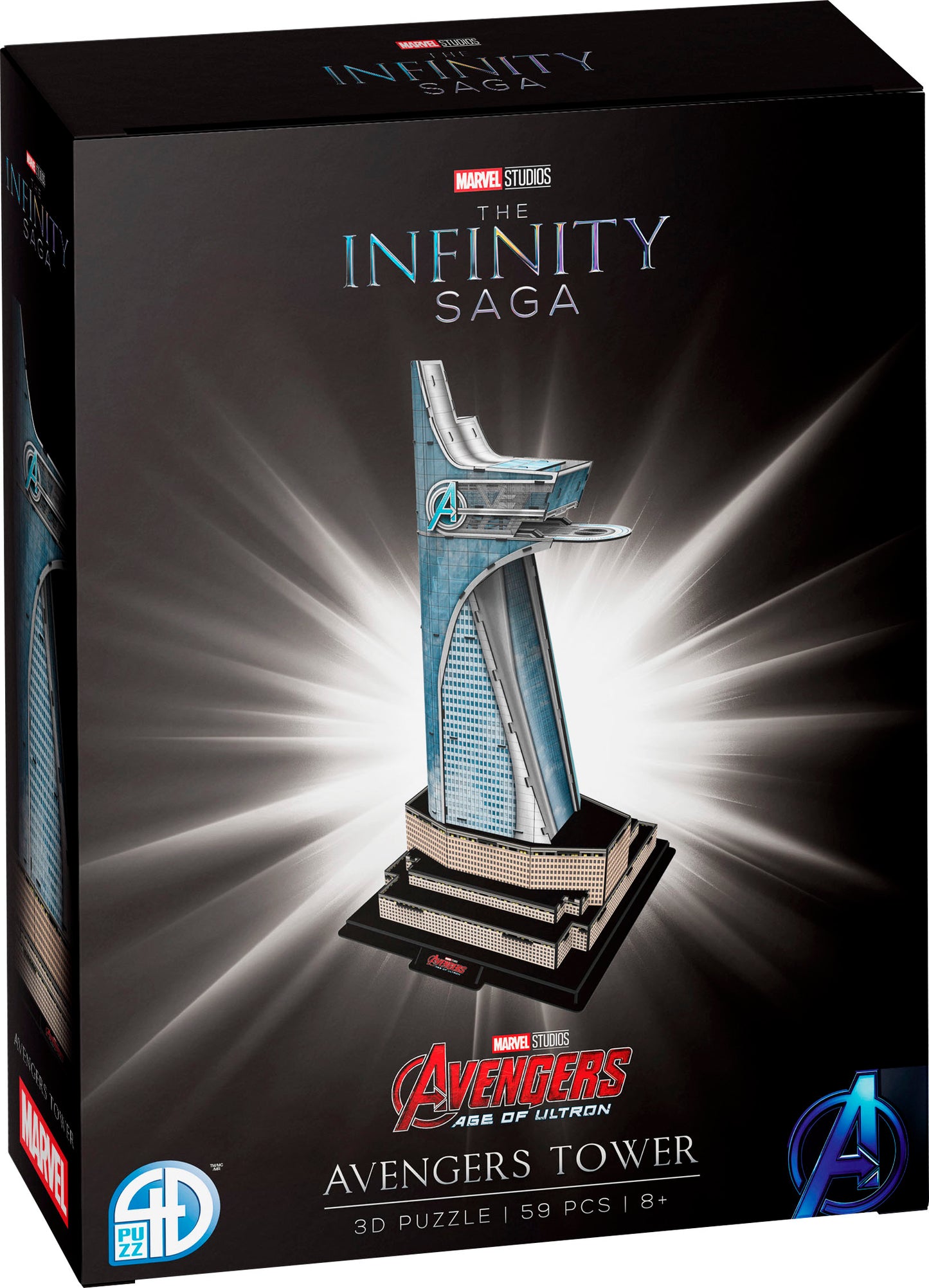 4D Cityscape Marvel Studios 3D Puzzles (Marvel Avengers Tower)