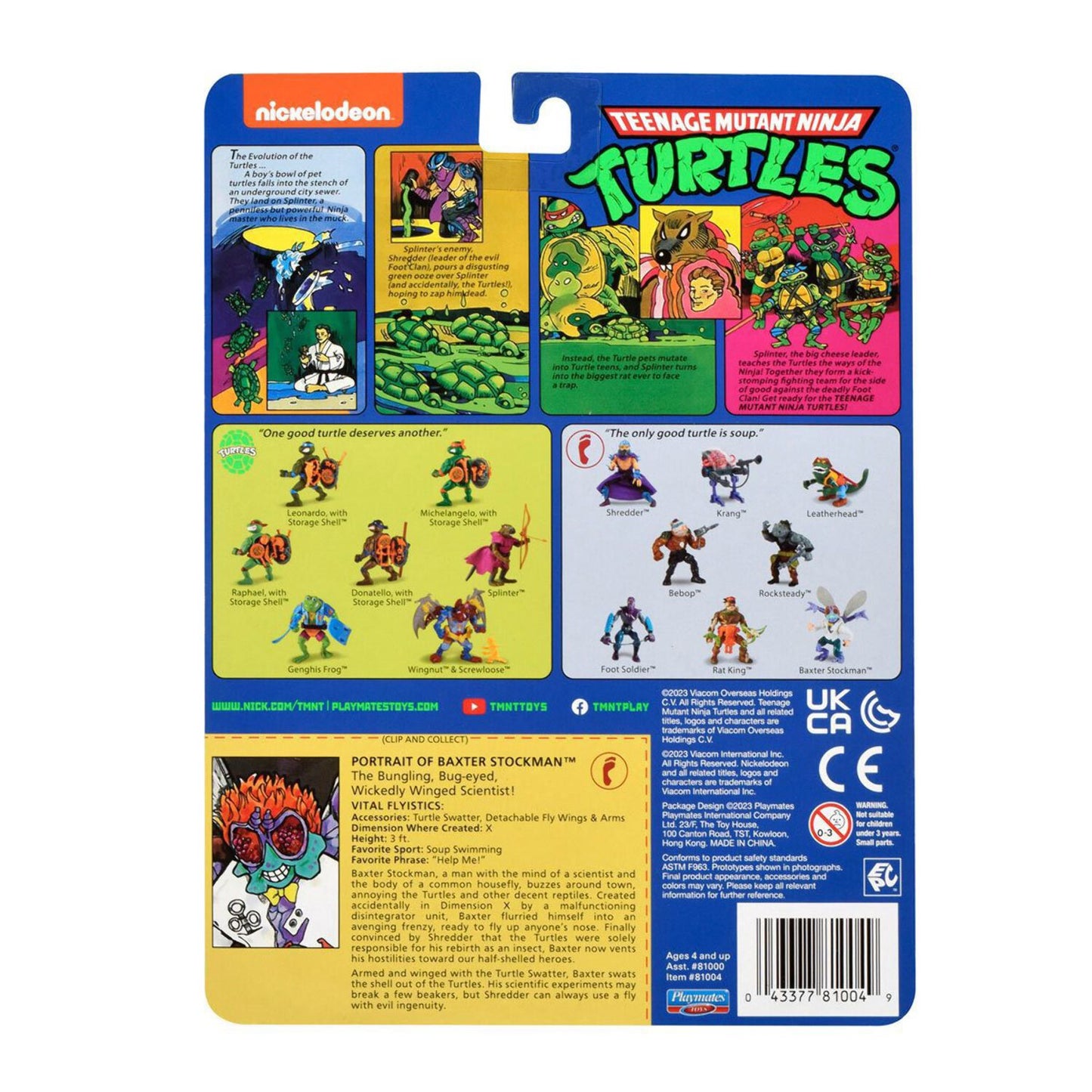 TMNT Original Classic Wave 5 Baxter Action Figure,