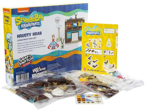 Spongebob Squarepants Snap & Switch Krusty Krab Construction Set