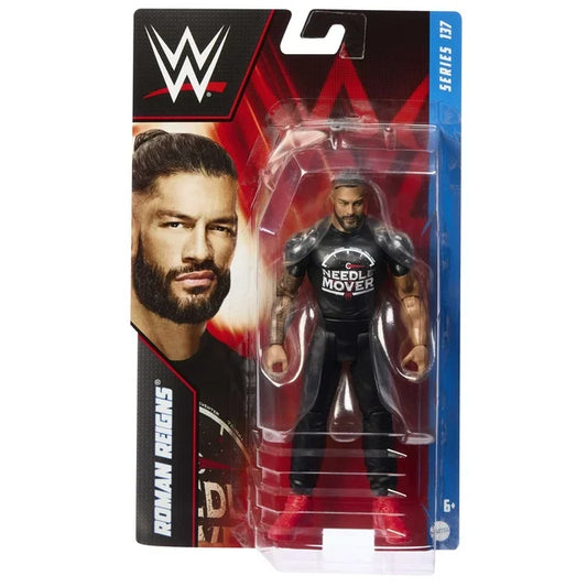 WWE Roman Reigns Basic Action Figure, Posable Collectible, Articulation & Life-Like Detail (6-inch)