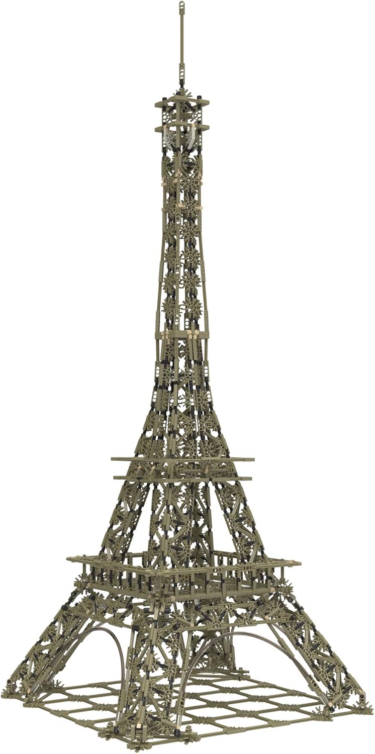 K'NEX Architecture: Eiffel Tower - Build IT Big - Collectible Building Set for Adults & Kids 9+ - New - 1,462 Pieces - 2 1/2 Feet Tall