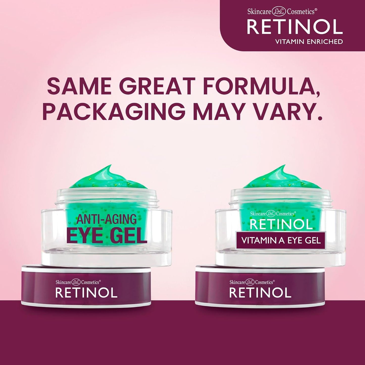 Skincare LdeL Cosmetics Retinol Eye Gel, .7 Ounce Jar