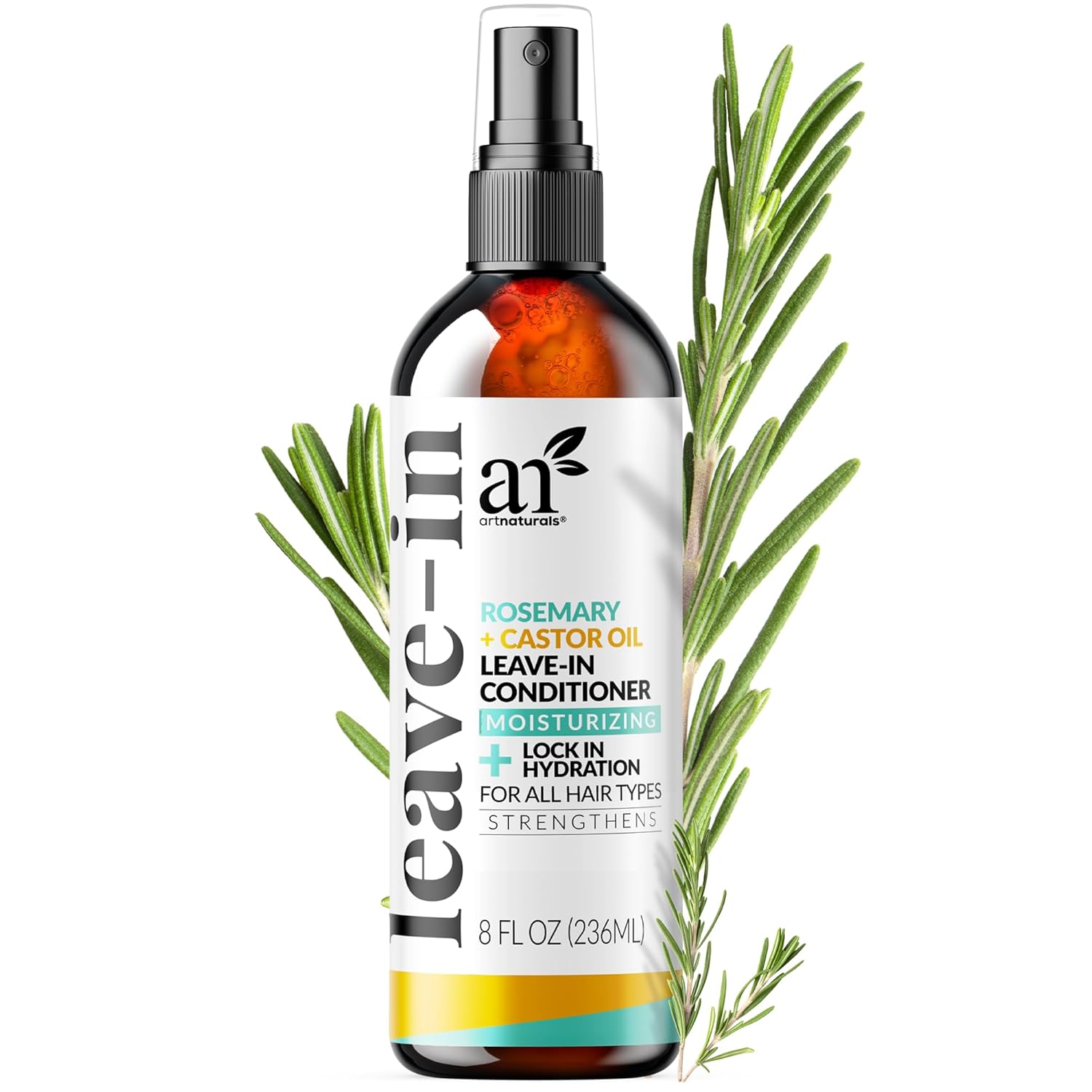 artnaturals, Leave in Conditioner, Rosemary + Castor Oil, 8 fl oz