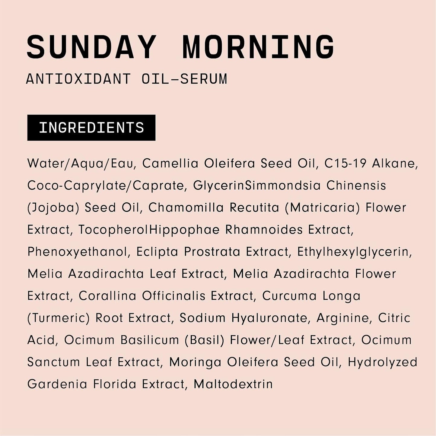 Versed Sunday Morning Antioxidant Oil-Serum - Vegan (1 fl oz)