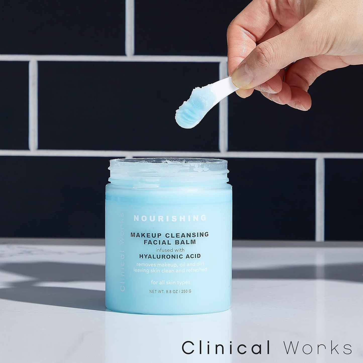 Clinical Works - Nourishing Makeup Cleansing Facial Balm Infused with Hyaluronic Acid