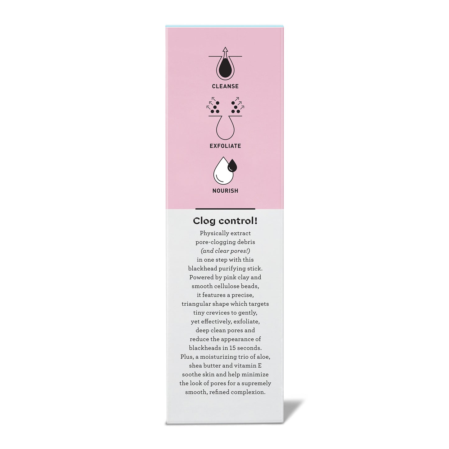 Bliss Blackhead Breakdown™ Blackhead Purifying Facial Treatment Stick with Pink Clay 30+ Uses 0.53oz