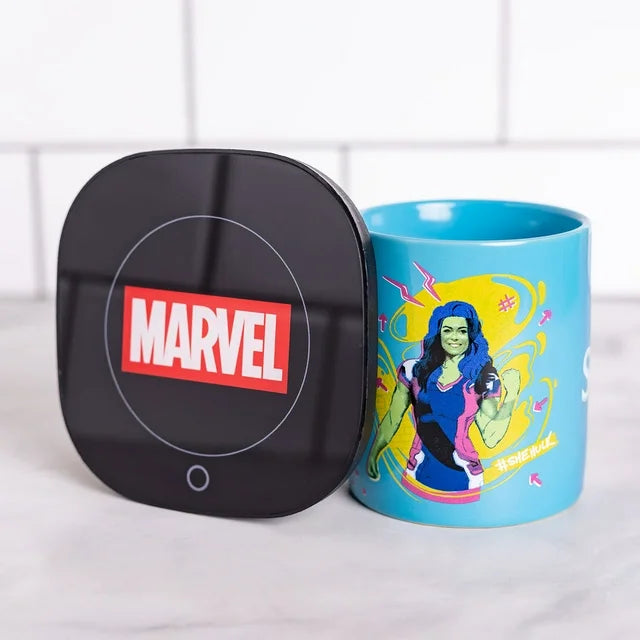 Uncanny Brands Marvel's She Hulk Mug Warmer with Mug