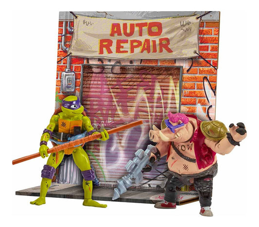 Teenage Mutant Ninja Turtles Mutant Multicolored Figure 2 Pack - Donatello versus Bebop