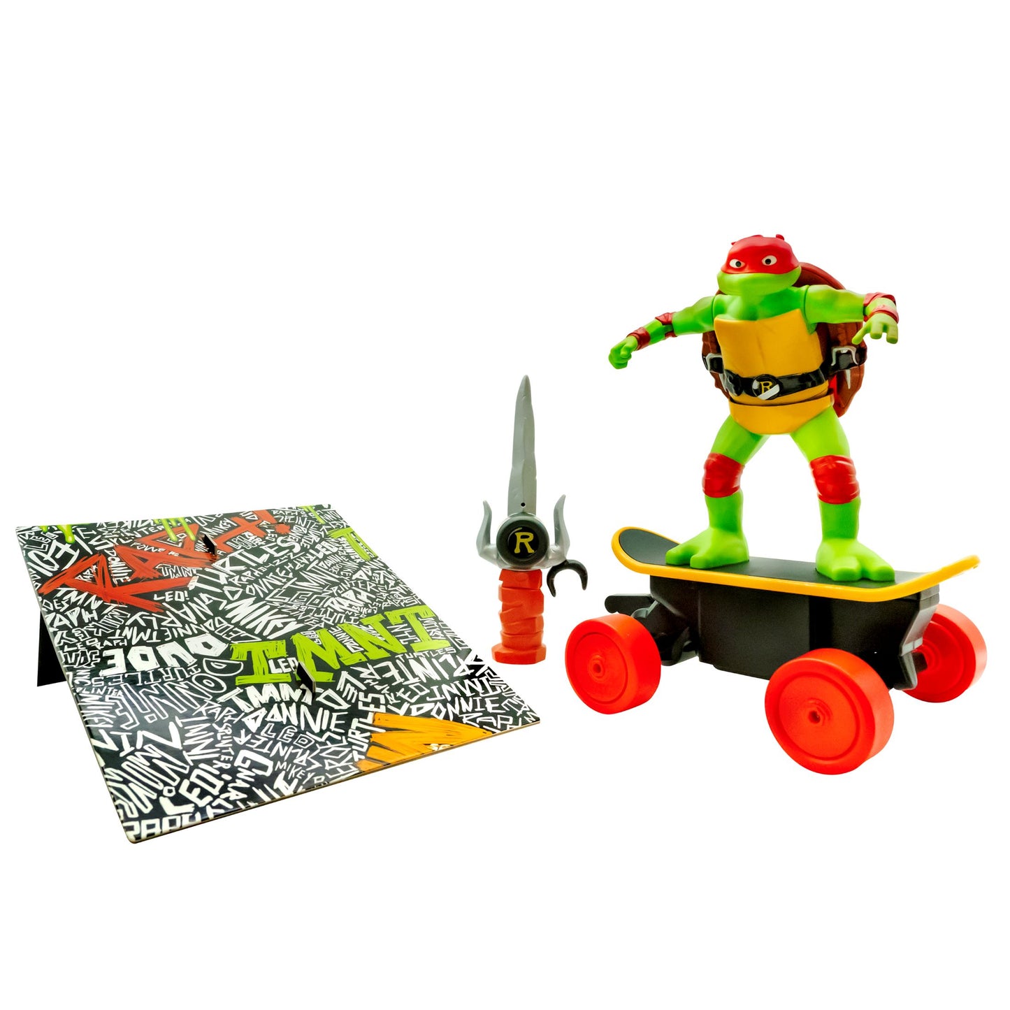 Teenage Mutant Ninja Turtles Raphael Cowabunga Skate 12.6" RC - Movie