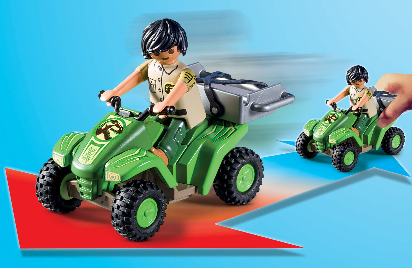 PLAYMOBIL Explorer Quad With T-Rex