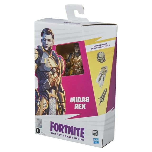 Hasbro Fortnite Victory Royale Series Midas Rex Collectible Action Figure with Accessories - Ages 8 and Up, 6-inch