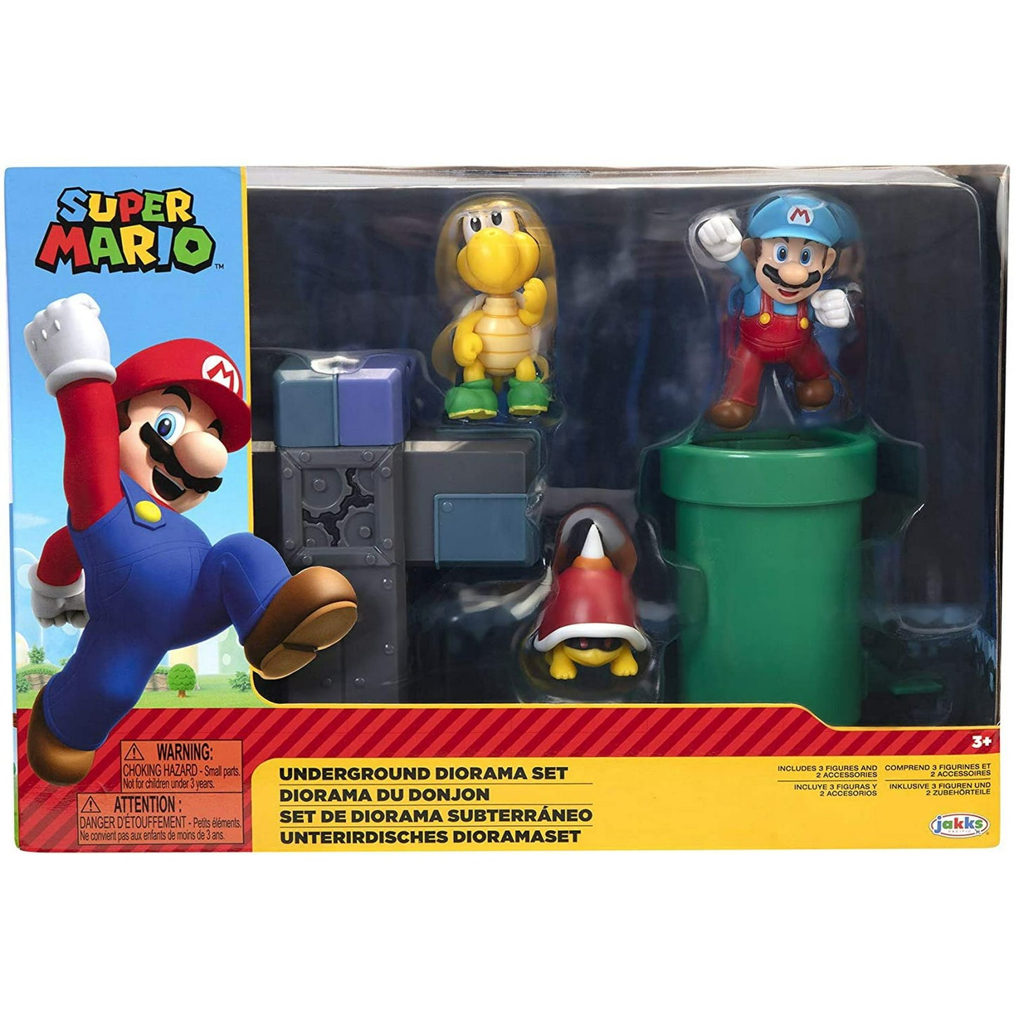 World of Nintendo Super Mario Underground Diorama Set