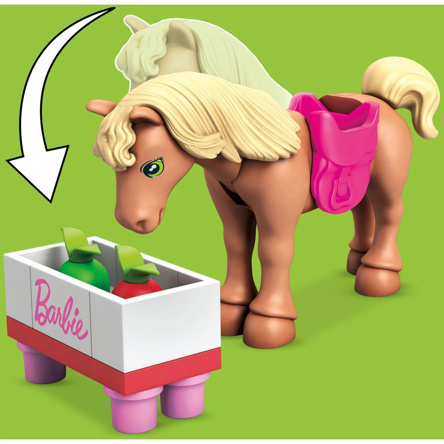 Barbie Pets Horse Jumping Building Playset with Pony, and Micro-Doll