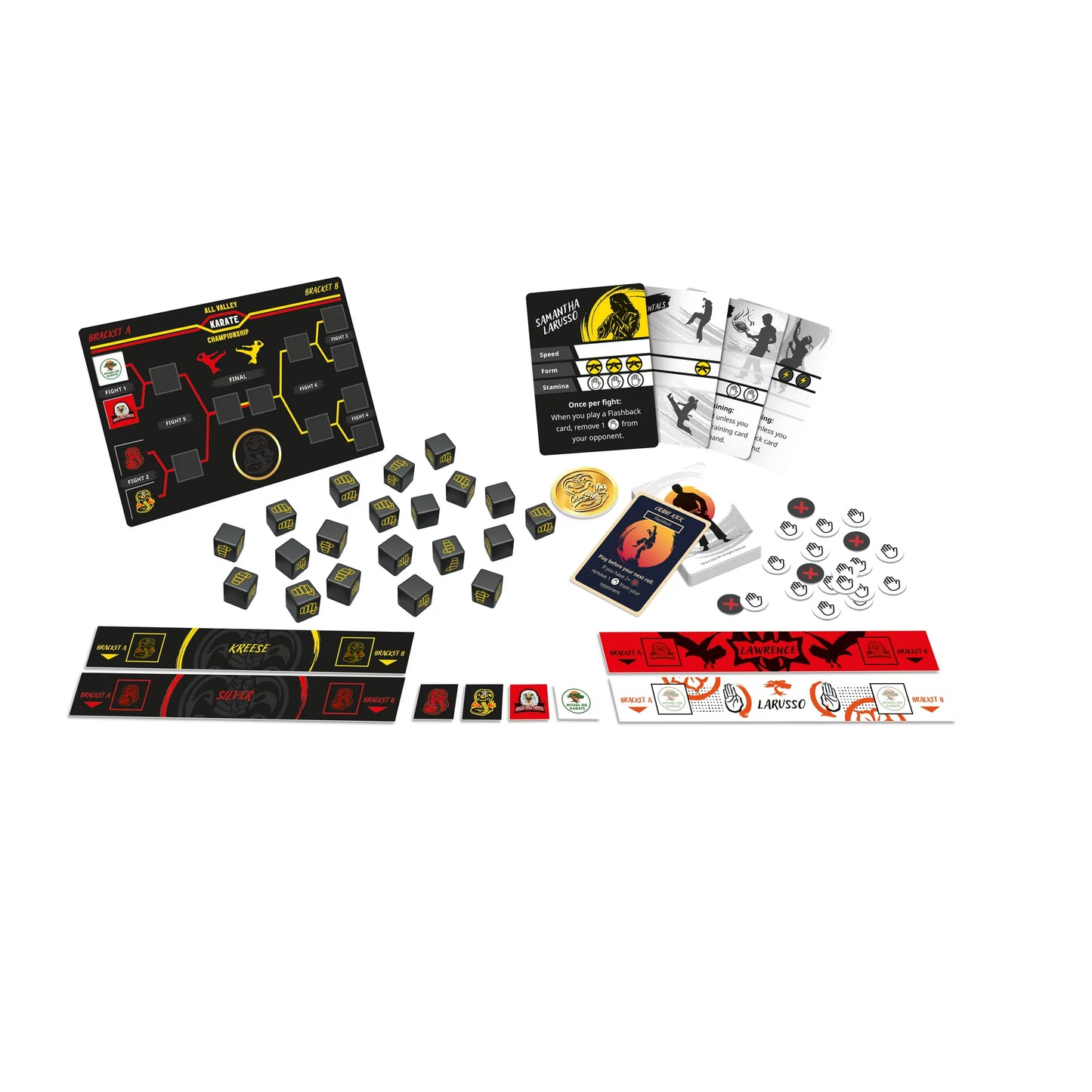 Netflix Cobra Kai Party Board Game for Ages 13 and up, from Asmodee