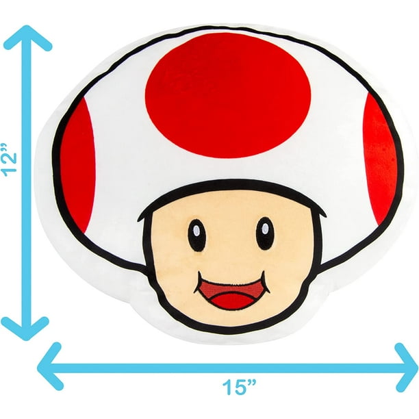 Club Mocchi Mocchi Super Mario Toad Mega 15-Inch Plush