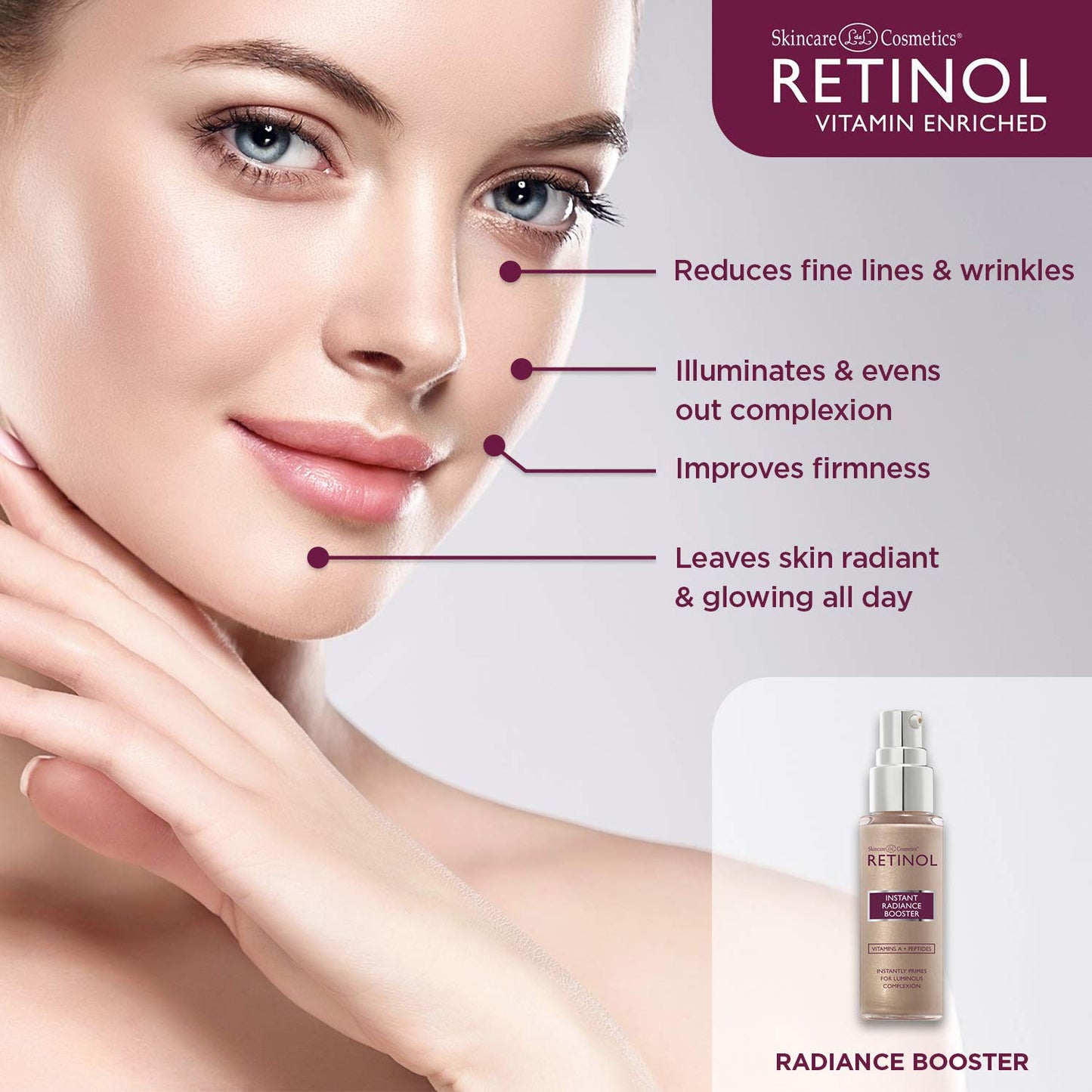 Beauty Solutions Skincare L de L Cosmetics Retinol Primer, 1 oz