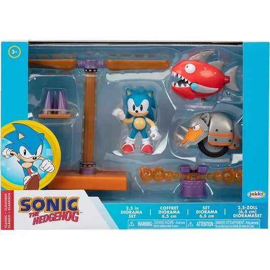 Sonic 2.5" Flying Battery Zone Diorama Set