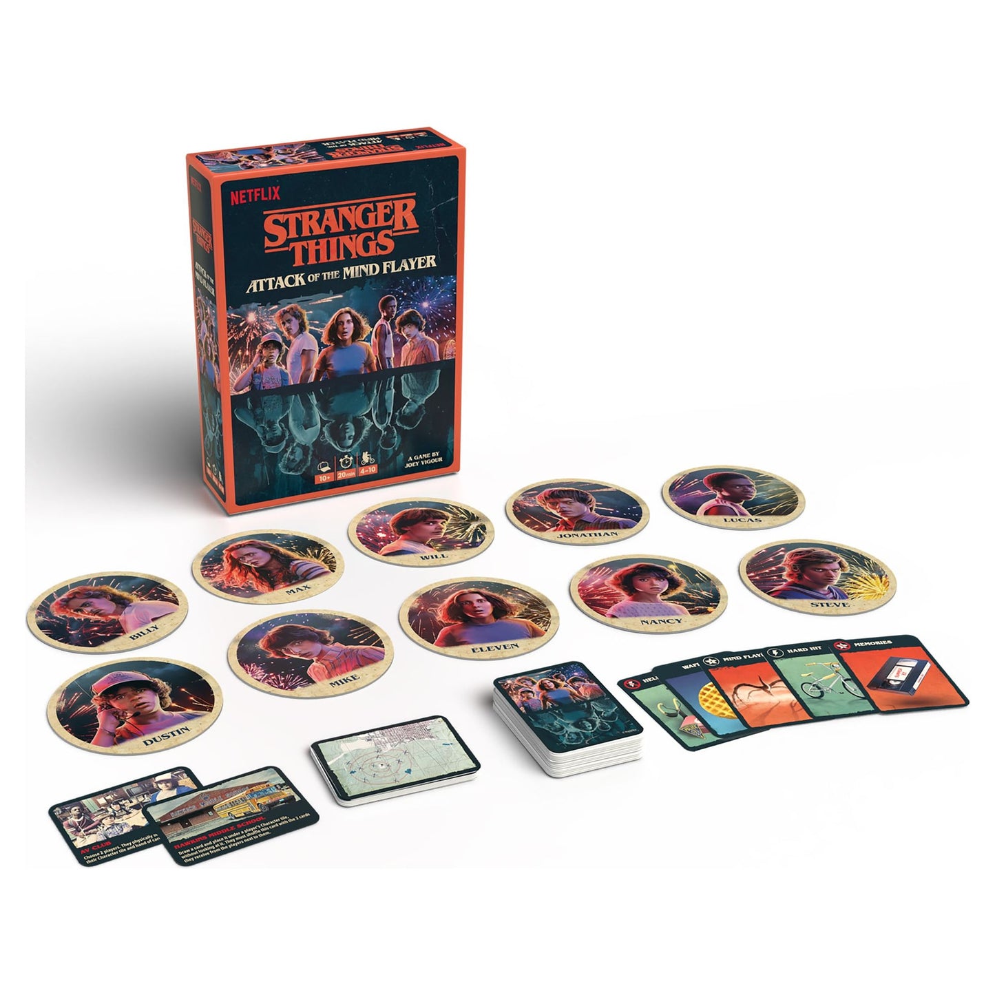 Netflix Stranger Things: Attack of the Mindflayer Card Game for Ages 16 and up, from Asmodee