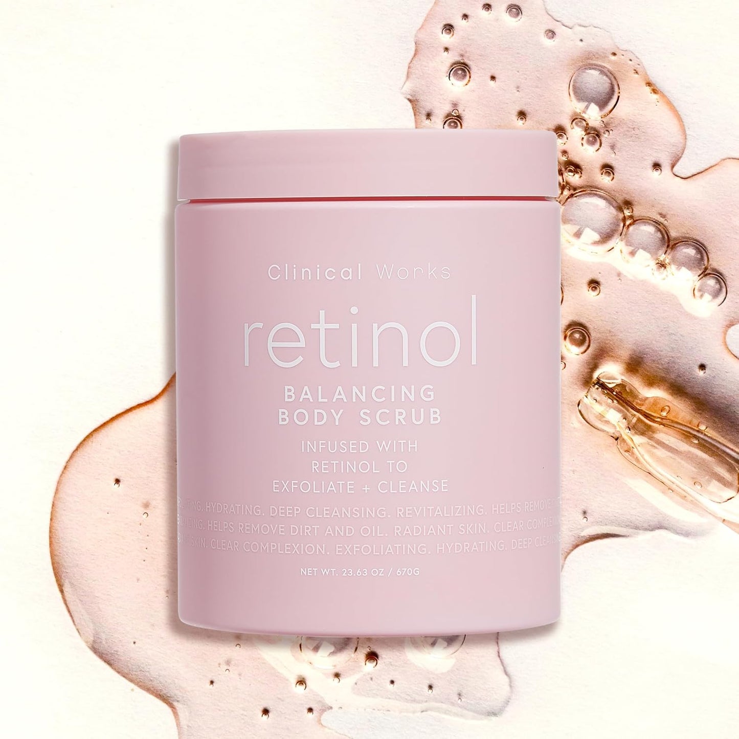 Clinical Works Retinol Balancing Body Scrub