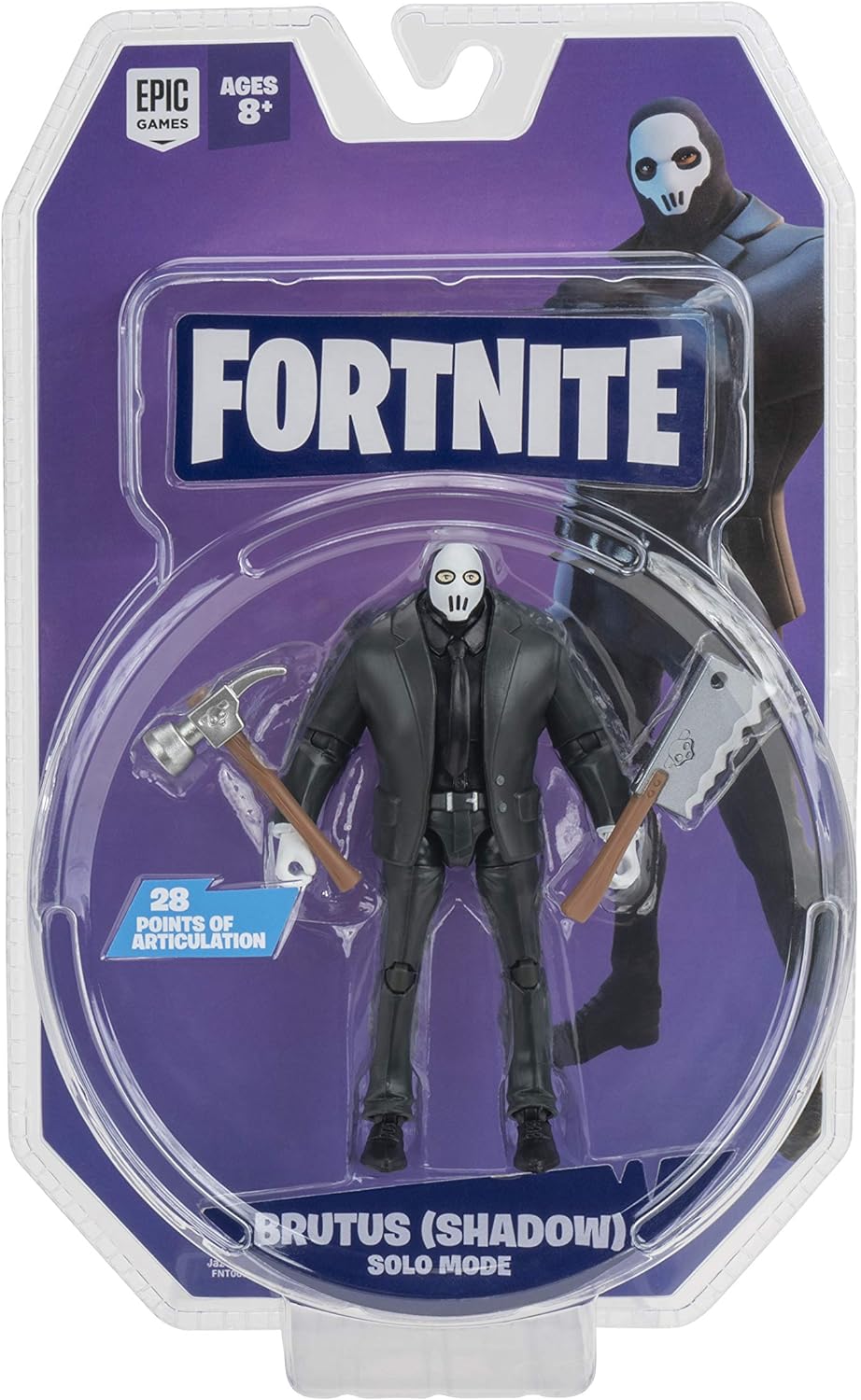 Fortnite Solo Mode Brutus Shadow Action Figure Set, 3 Pieces