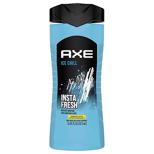 AXE Insta Fresh Ice Chill Body Wash 16 Oz