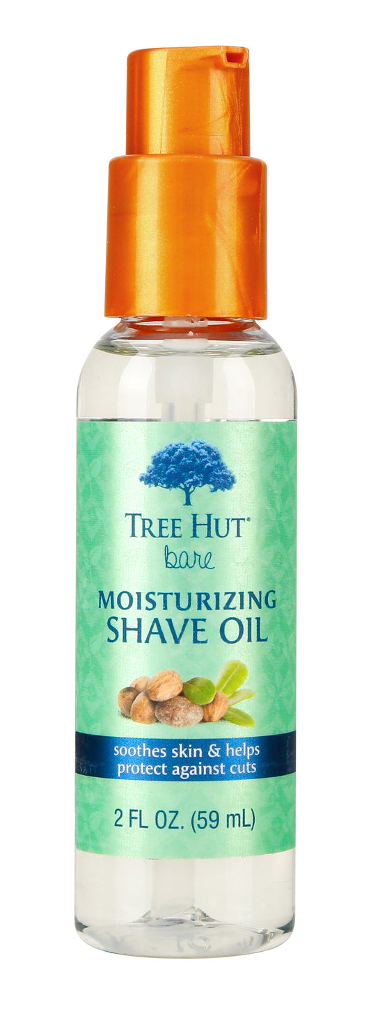 Tree Hut bare Moisturizing Shave Oil, 2oz, Essentials for Soft, Smooth, Bare Skin