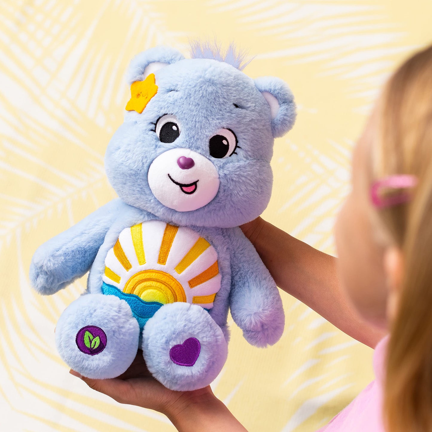 Care Bears 14" Sea Friend Bear Plushie - Made From Recycled Materials! Soft and Huggable!