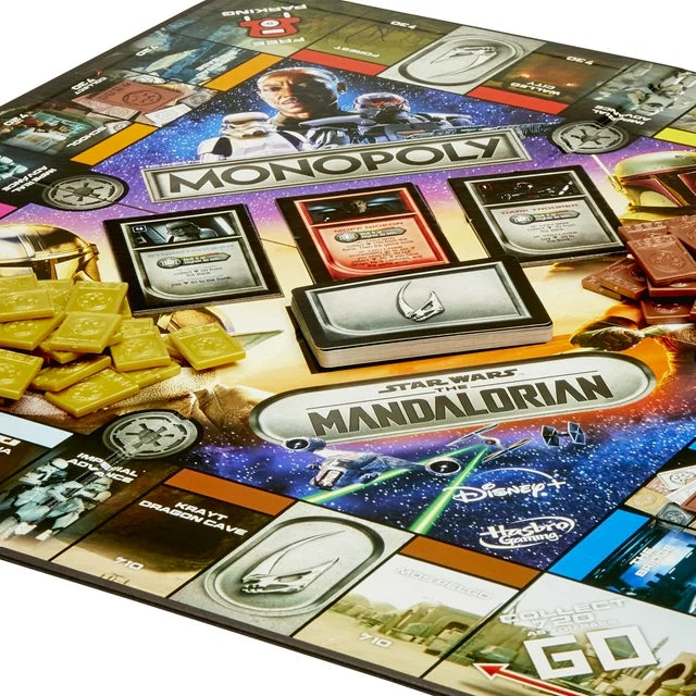 Monopoly: Star Wars The Mandalorian Edition Board Game  Protect Grogu From Imperial Enemies