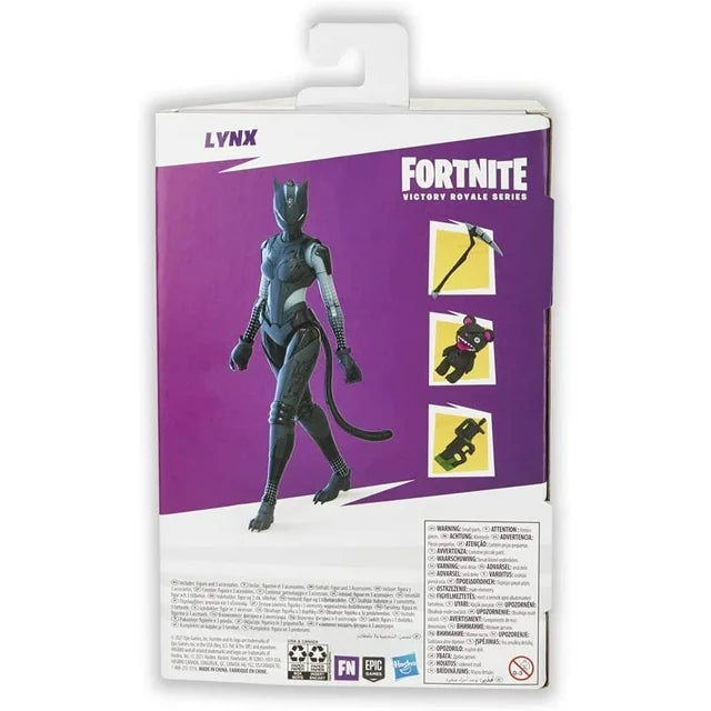 FORTNITE Hasbro Victory Royale Series Lynx Collectible Action Figure with Accessories - Ages 8 and Up, 6-inch (B0912CHDLB)