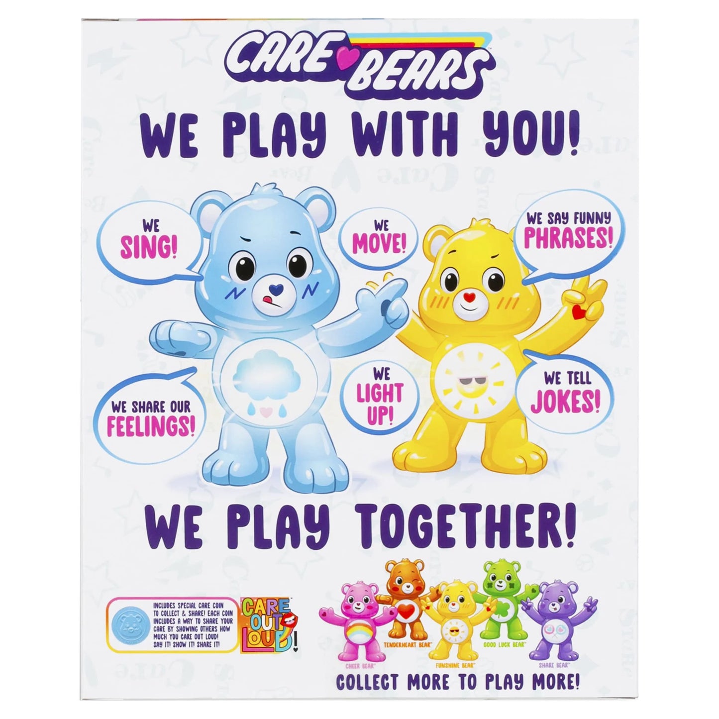 Care Bears - 5  Interactive Figure - Grumpy Bear - 50+ Reactions & Surprises! - Ages 4+