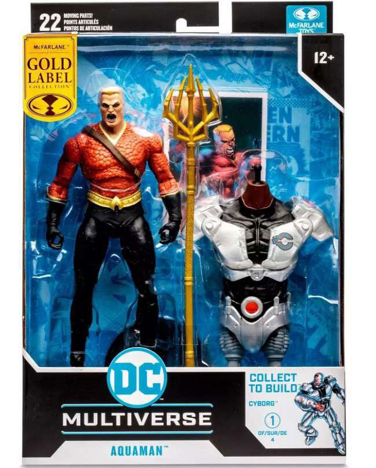 McFarlane DC Build Cyborg Series Aquaman Action Figure (Flashpoint)