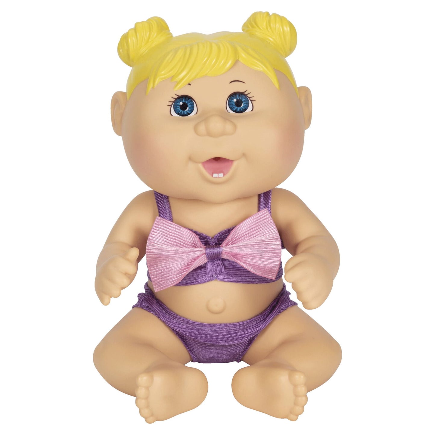 Cabbage Patch Kids Deluxe Tiny Newborn with Blonde Sculpted Hair (Butterfly Bath Time)(Blue Eyes) 6+