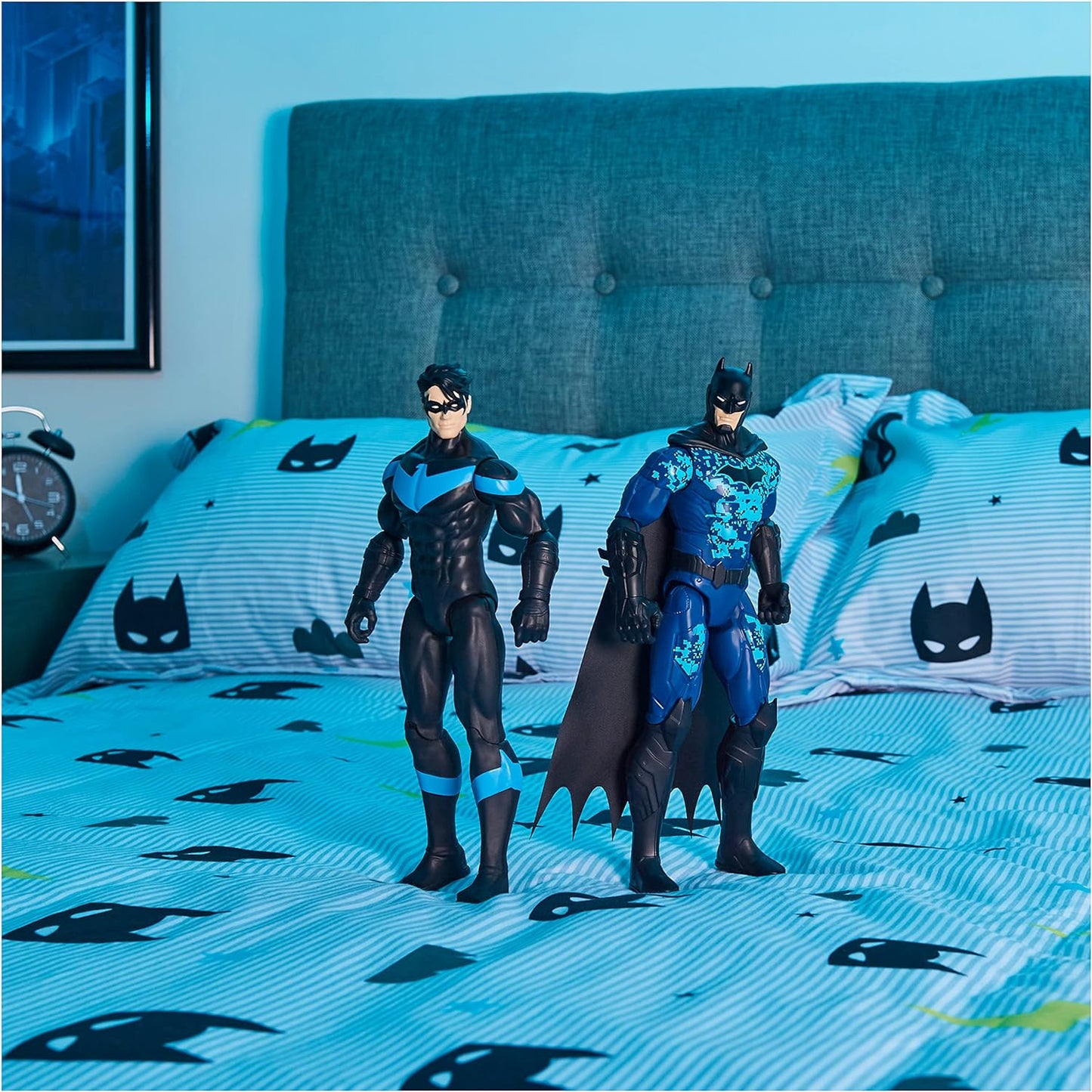 DC Comics, 12-inch Stealth Armor Nightwing Action Figure, Kids Toys for Boys and Girls Ages 3 and Up