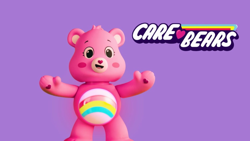 Care Bears - 5" Interactive Figure - Good Luck Bear - Your Touch Unlocks 50+ Reactions & Surprises!