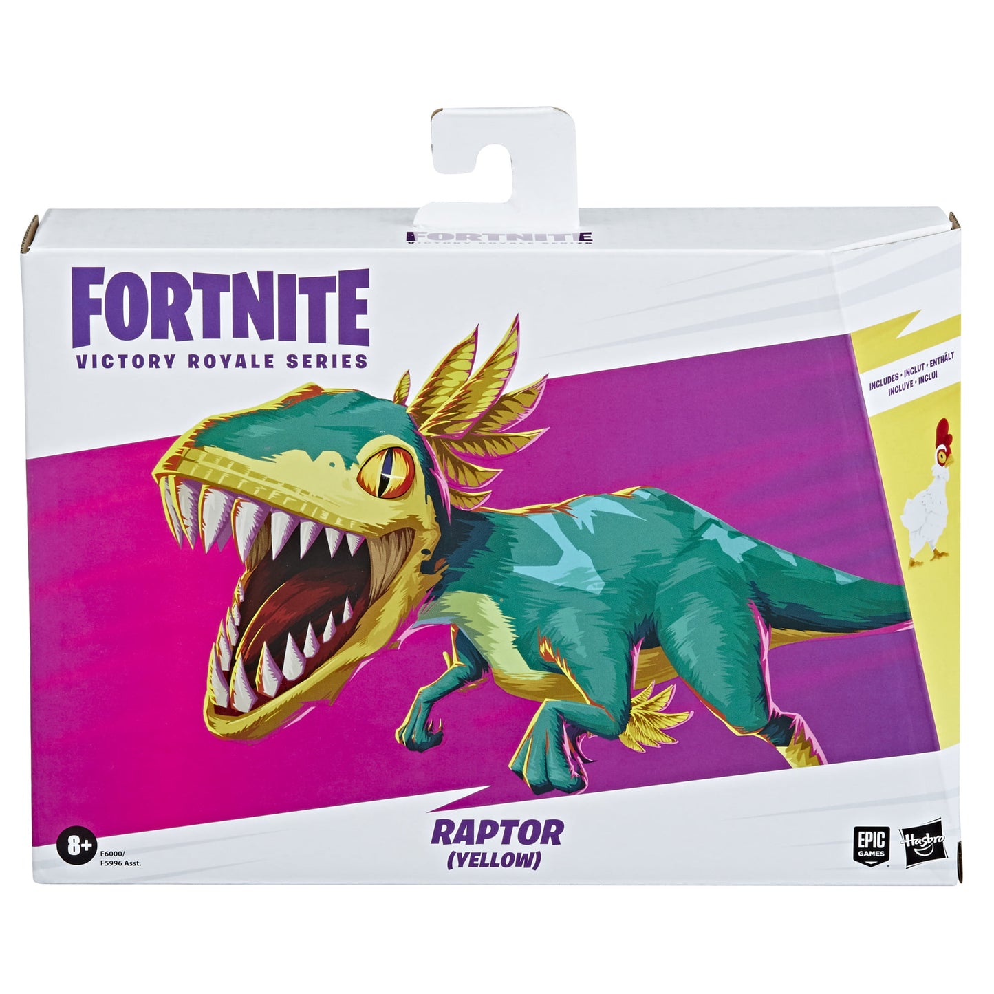 Fortnite Victory Royale Series Raptor (Yellow) Collectible Action Figure