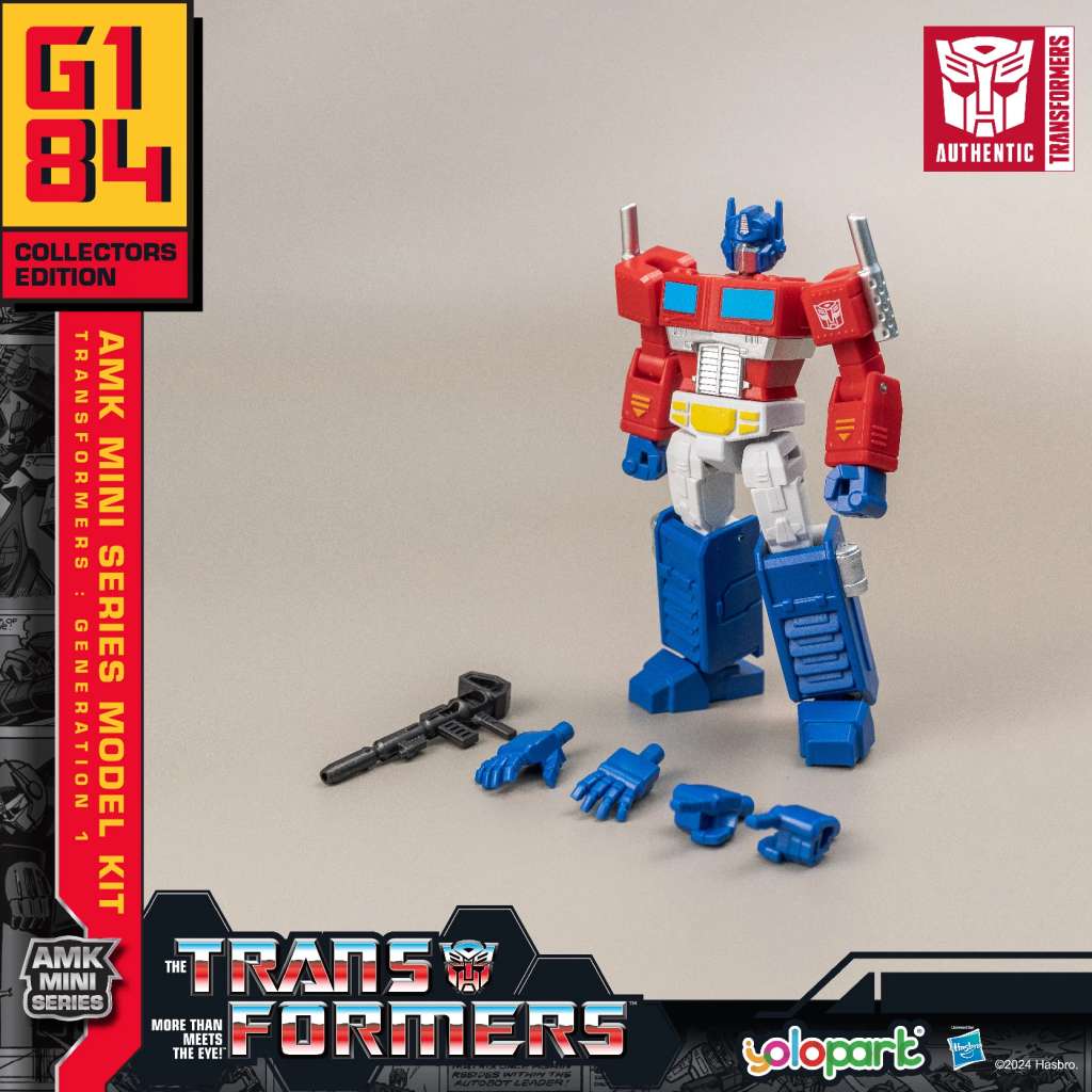 YOLOPARK Amkmini Optimus Prime Model Kits Transformer Toys