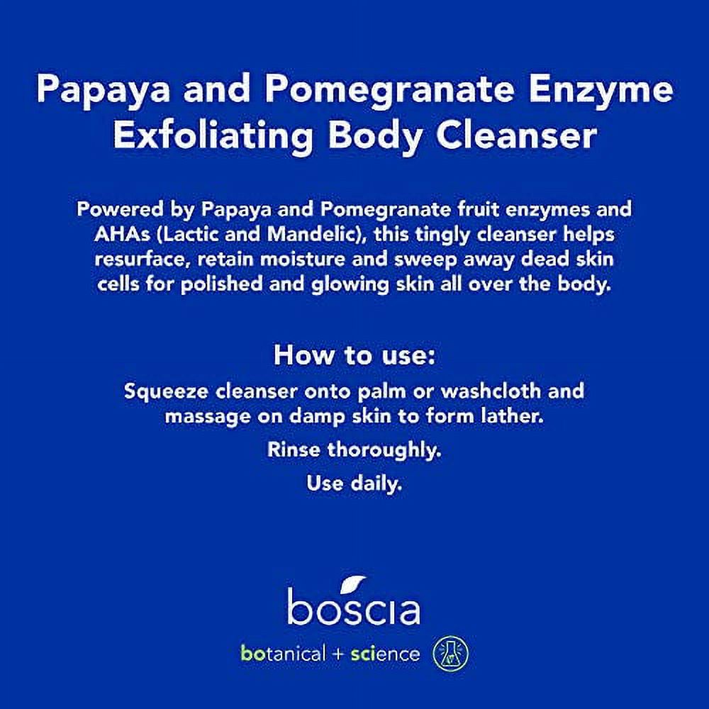 Boscia Papaya and Pomegranate Enzyme Exfoliating Body Cleanser 8 fl. oz.