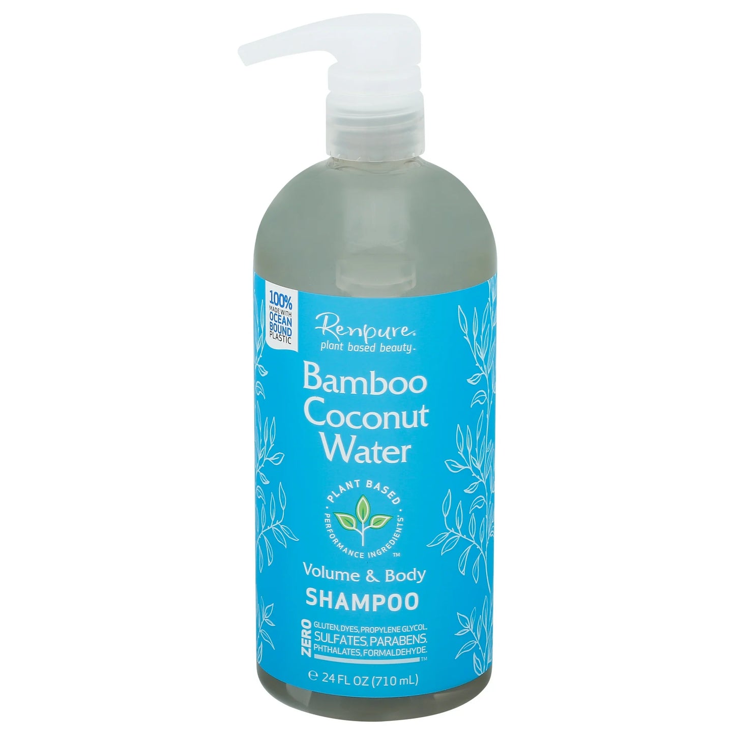 Renpure 36842 24 oz Bamboo Coconut Water Shampoo