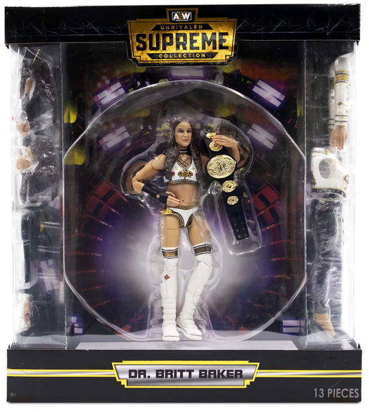 AEW All Elite Wrestling Unrivaled Supreme Collection Dr. Britt Baker Action Figure