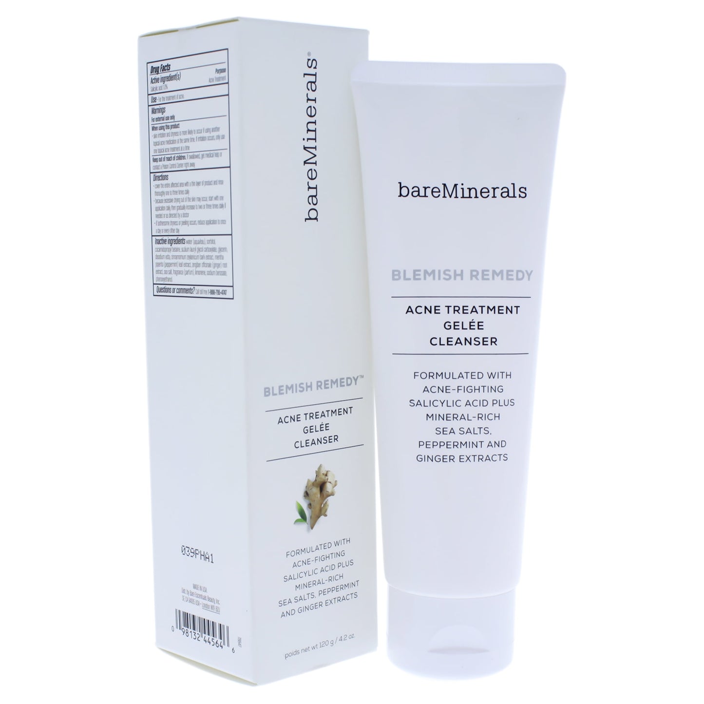 bareMinerals Blemish Remedy Acne Treatment Gelee Cleanser Unisex - 4.2 oz Cleansing