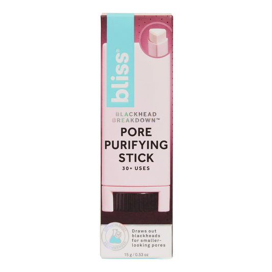 Bliss Blackhead Breakdown™ Blackhead Purifying Facial Treatment Stick with Pink Clay 30+ Uses 0.53oz