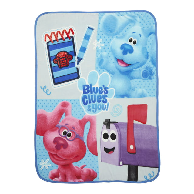 Blue's Clues & You Kids Fleece Throw Blanket, 46 x 60, Blue, Purple, Nickelodeon