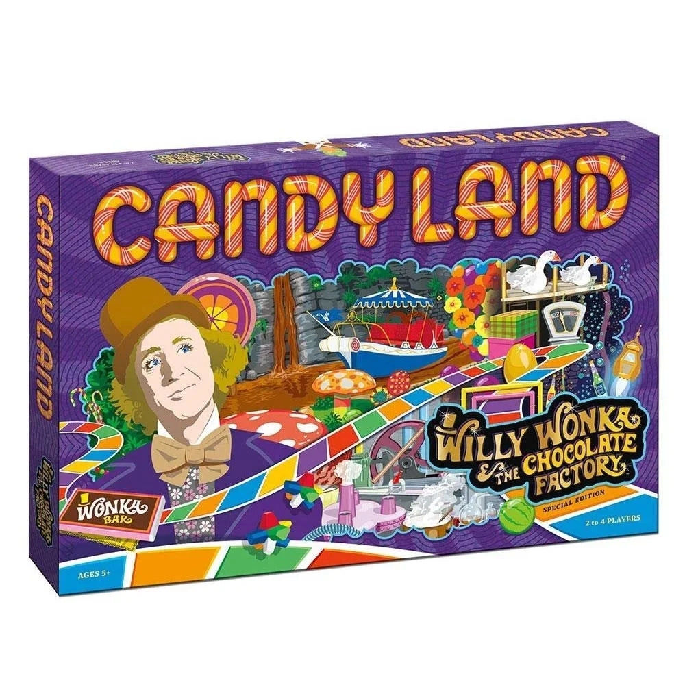 Candyland Willy Wonka and The Chocolate Factory Special Edition Game USAopoly