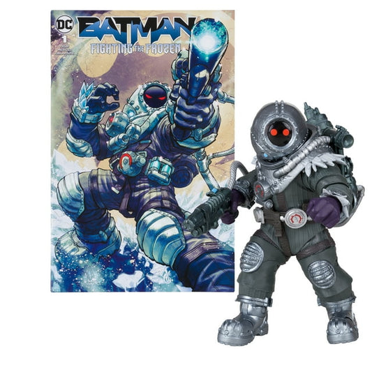 Dc Direct 7In Figure With Comic - Batman Wv4 - Mr Freeze