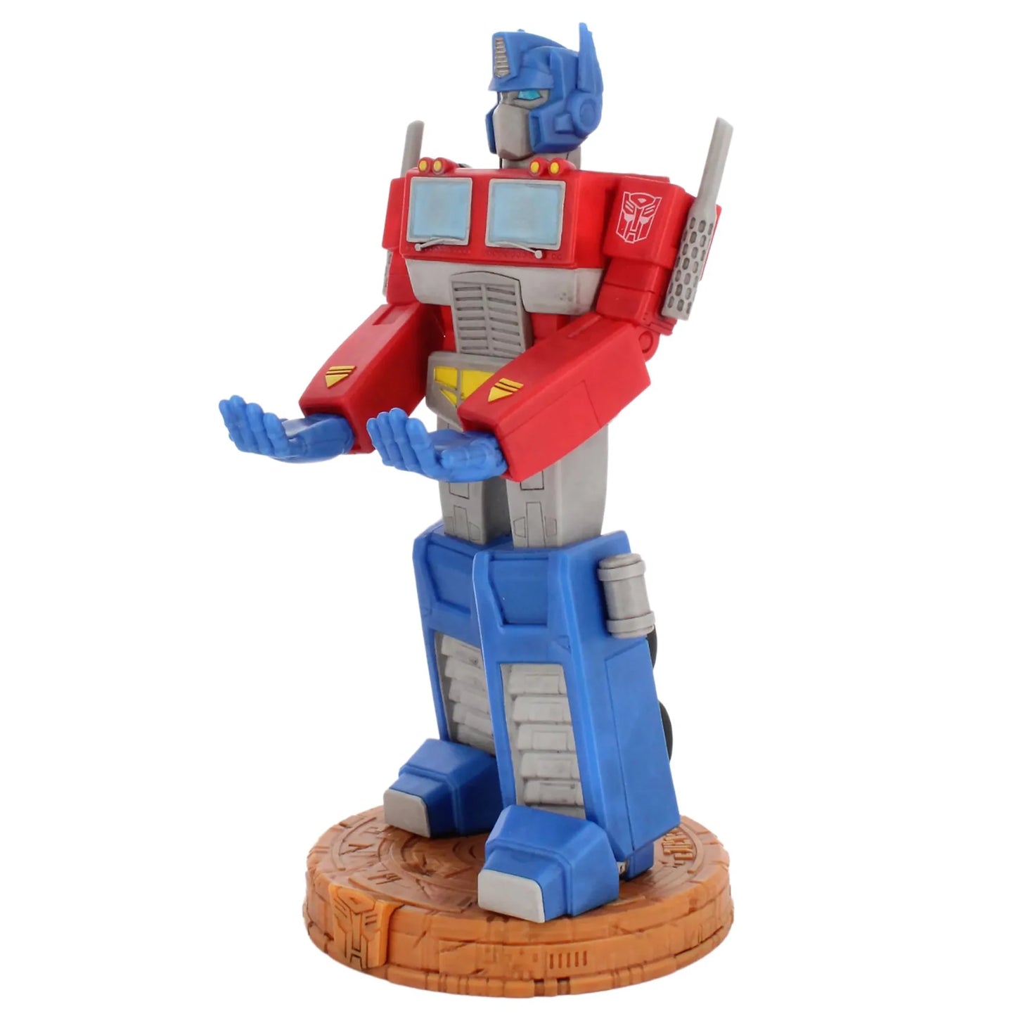 Exquisite Gaming: Transformers: Optimus Prime - Cable Guys Original Controller & Phone Holder, Collectible Device Stand, Officially Licensed Figure