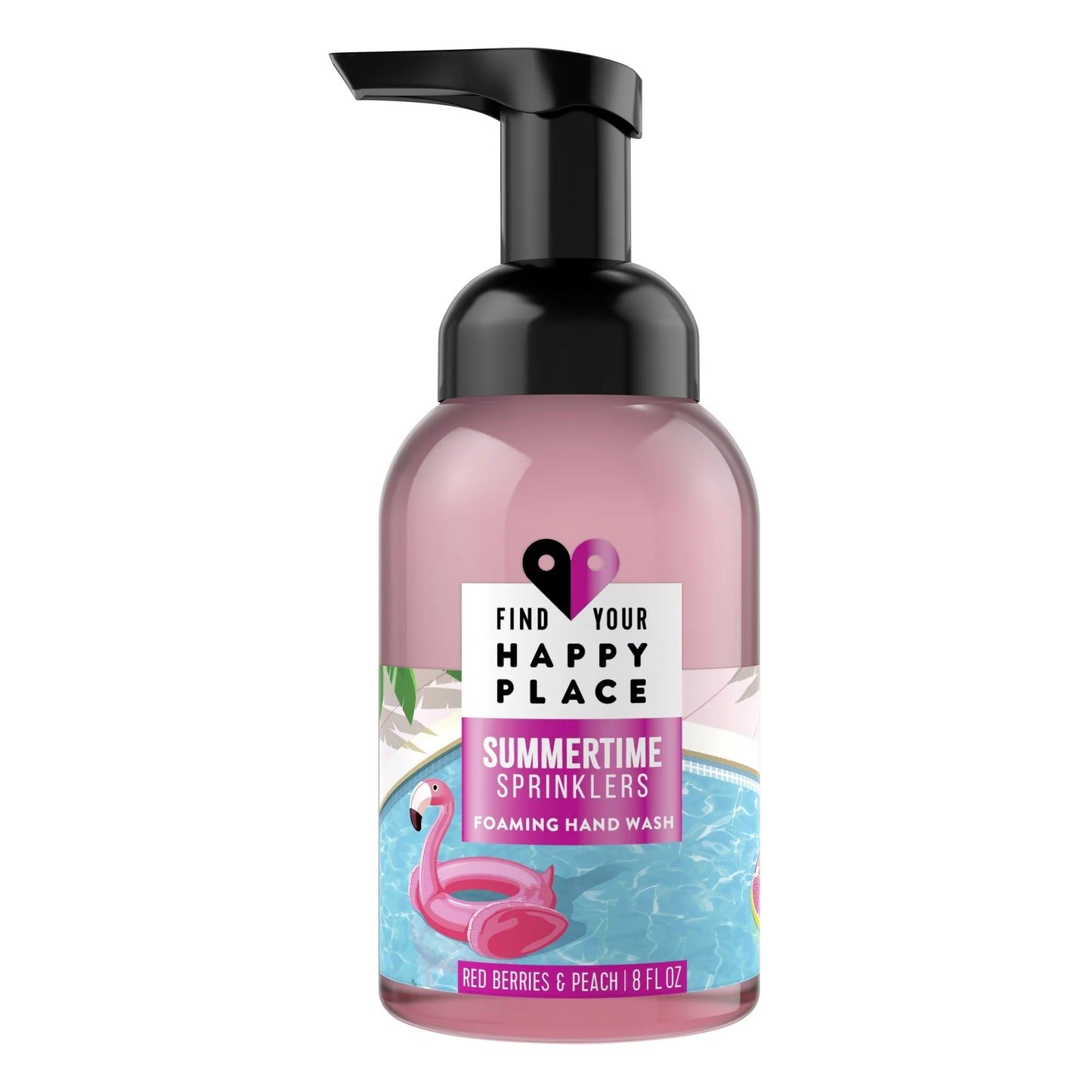 Find Your Happy Place Foaming Liquid Hand Wash Summertime Sprinklers 8 fl oz