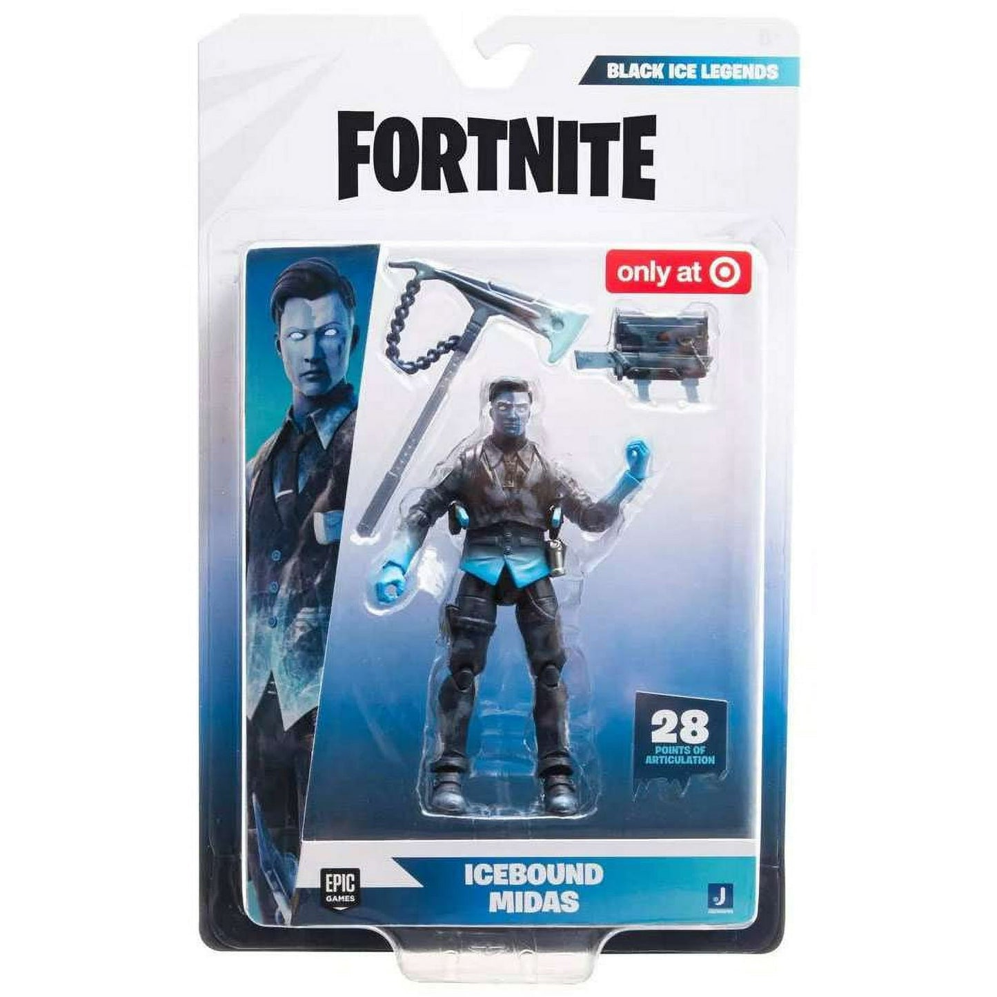 Fortnite Black Ice Legends Icebound Midas Action Figure